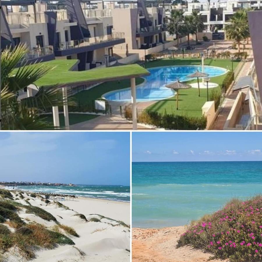 Higuericas Costa 222 Haerlig Takterrass Med Havsutsikt - Pool Och 250M Till Stranden Torre de la Horadada Экстерьер фото